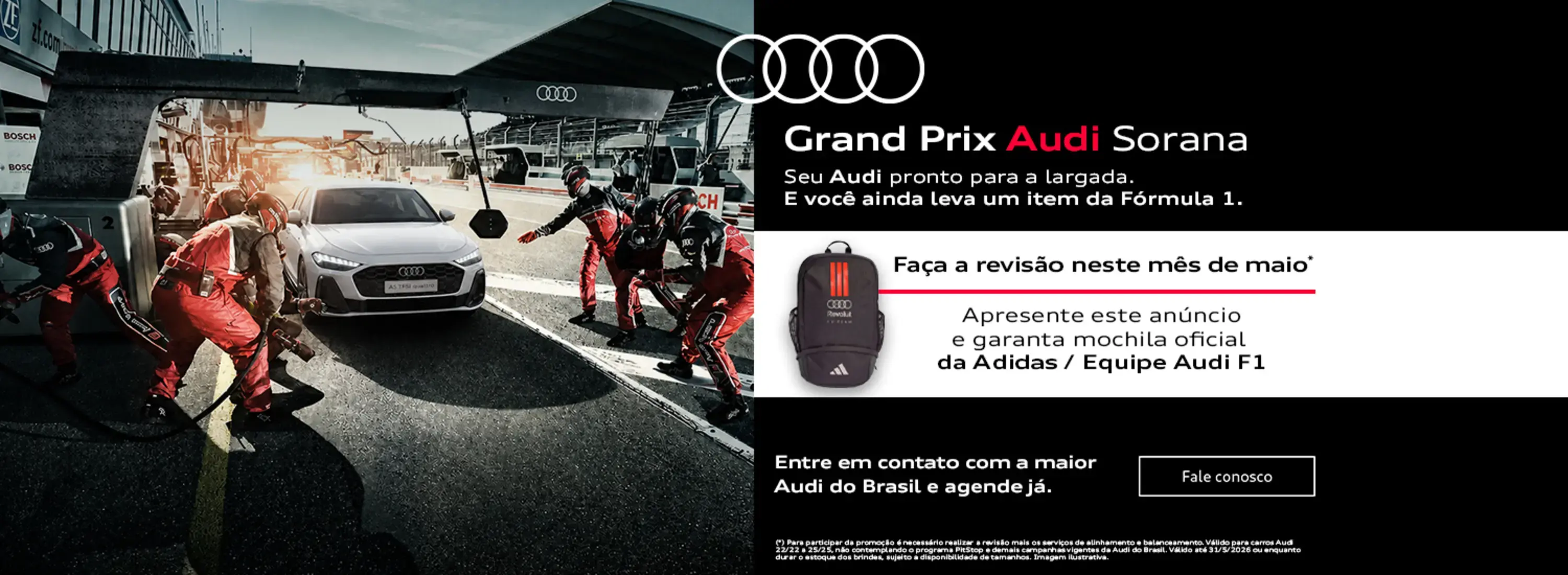 Sorana Audi - Grand Prix Audi - Pós vendas
