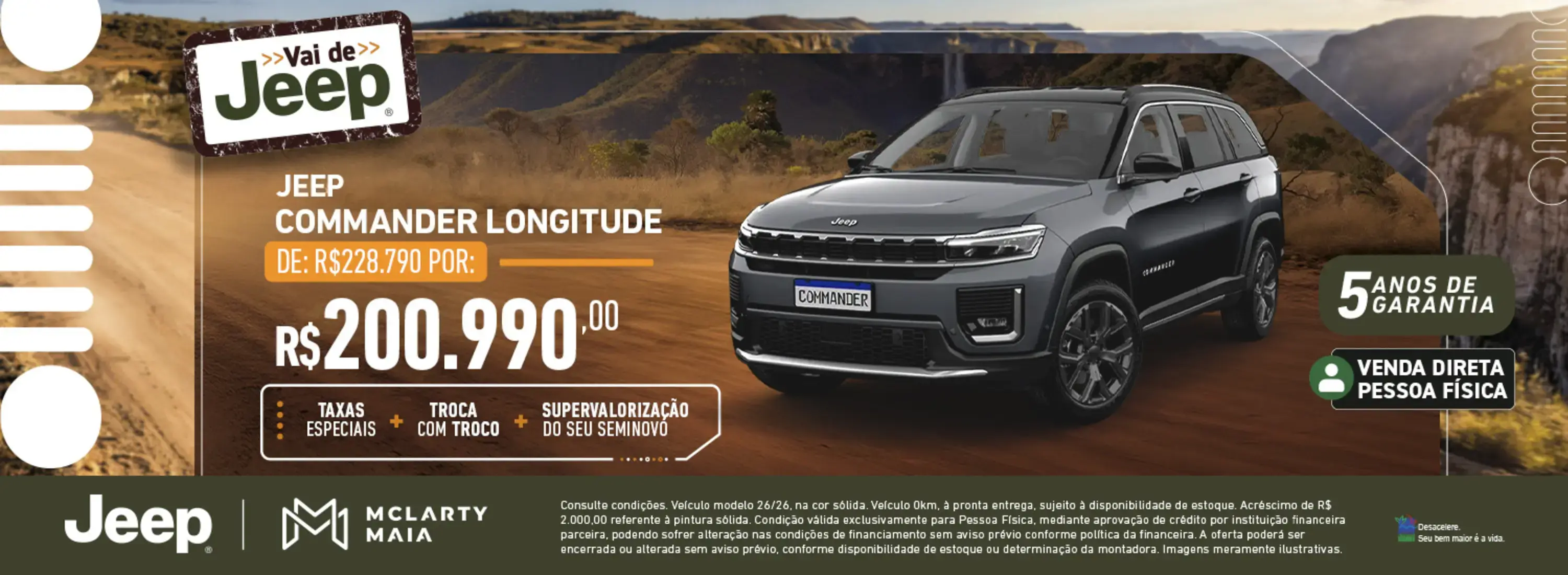 Banner Ofertas - Commander 