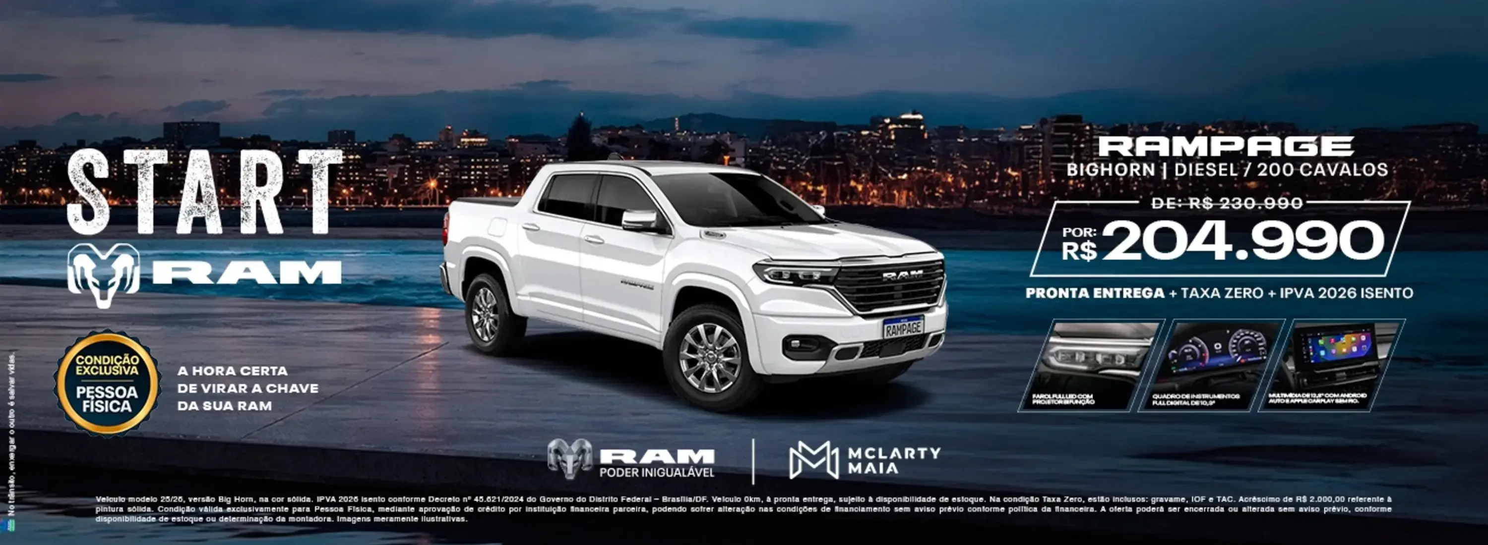 Banner Varejo BIGHORN BRANCA 