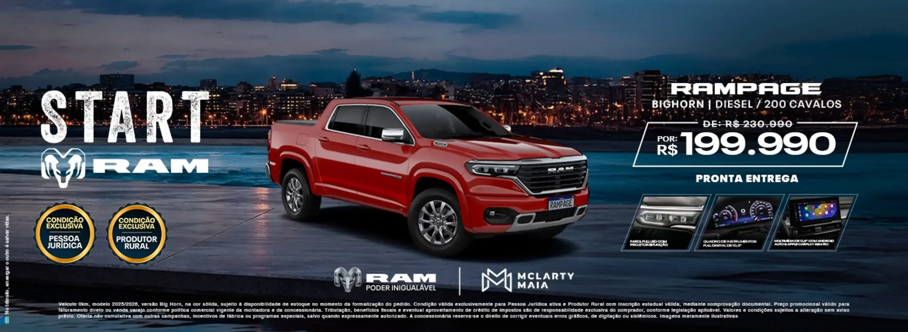 Banner Varejo - BIGHORN VERMELHA