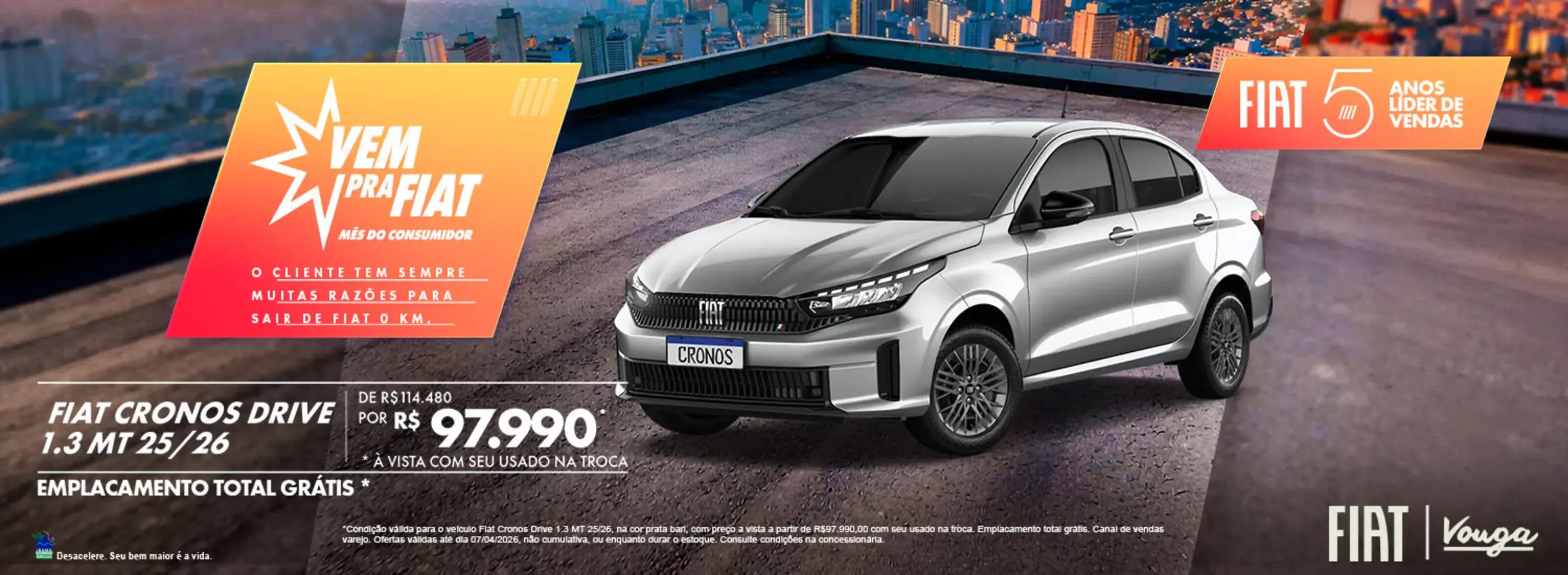 VEM PRA FIAT - CRONOS DRIVE -MAR26