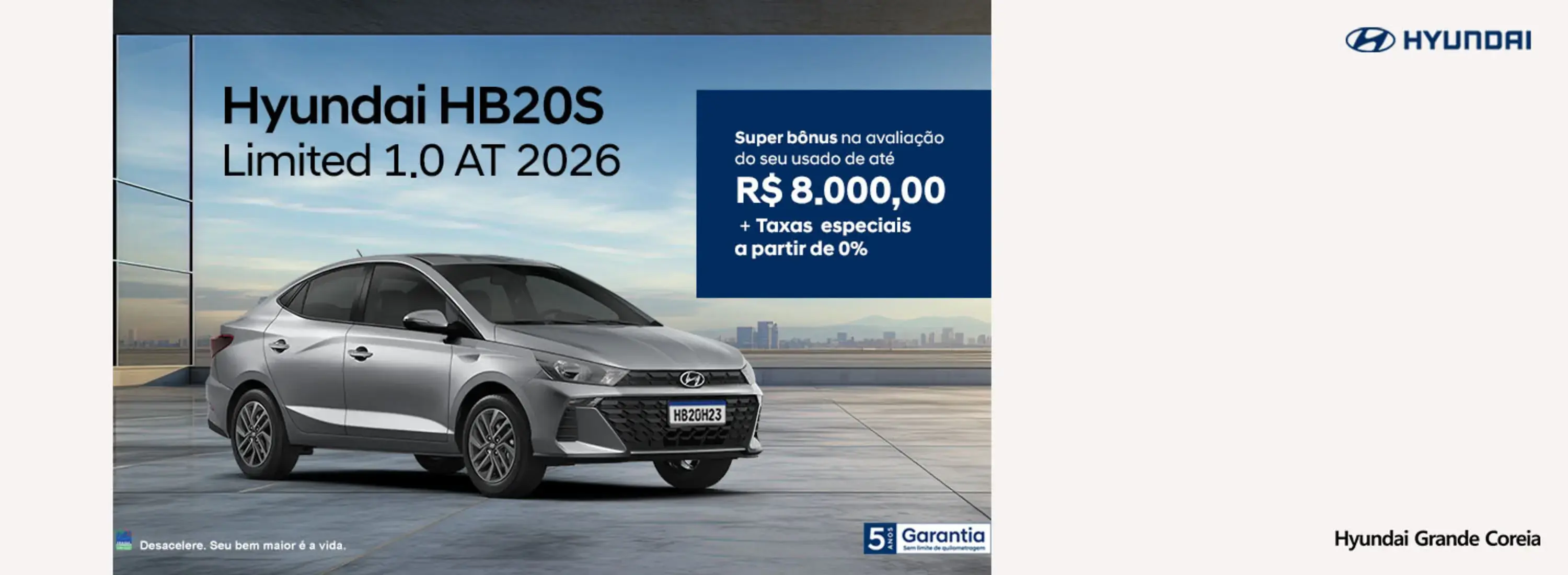 HB20S Comfort 1.0L 2026