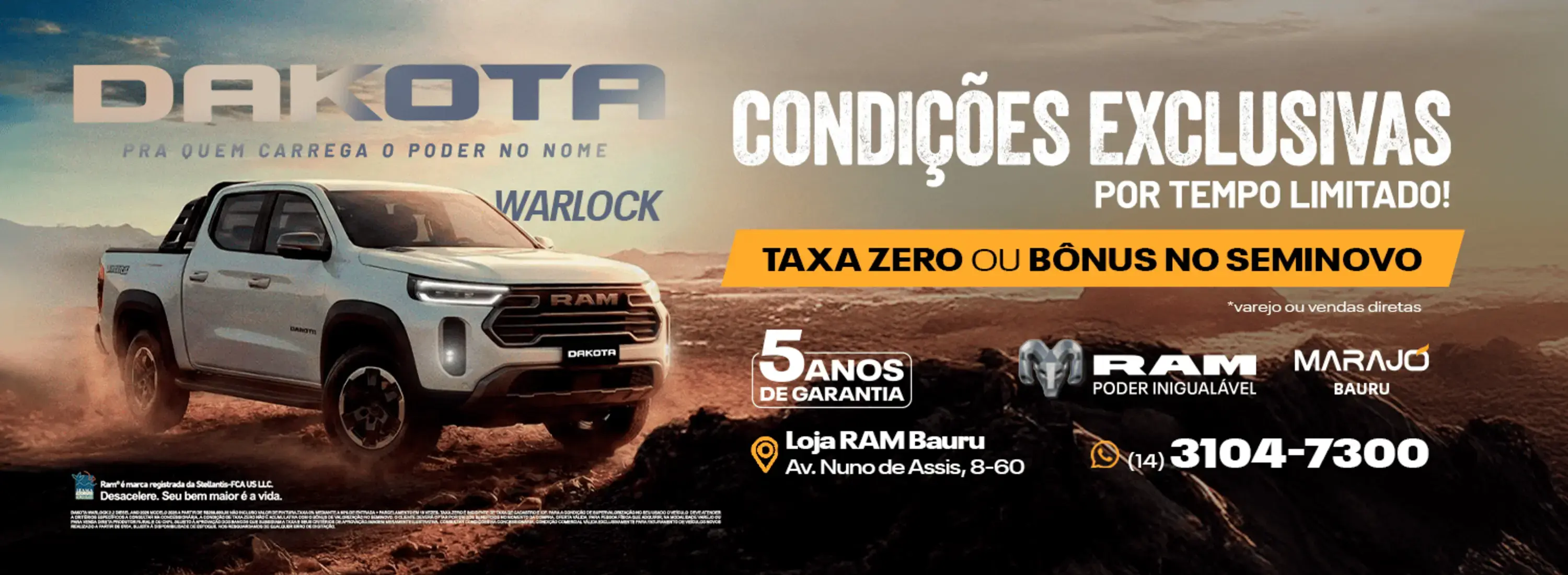 BANNER WARLOCK BAURU