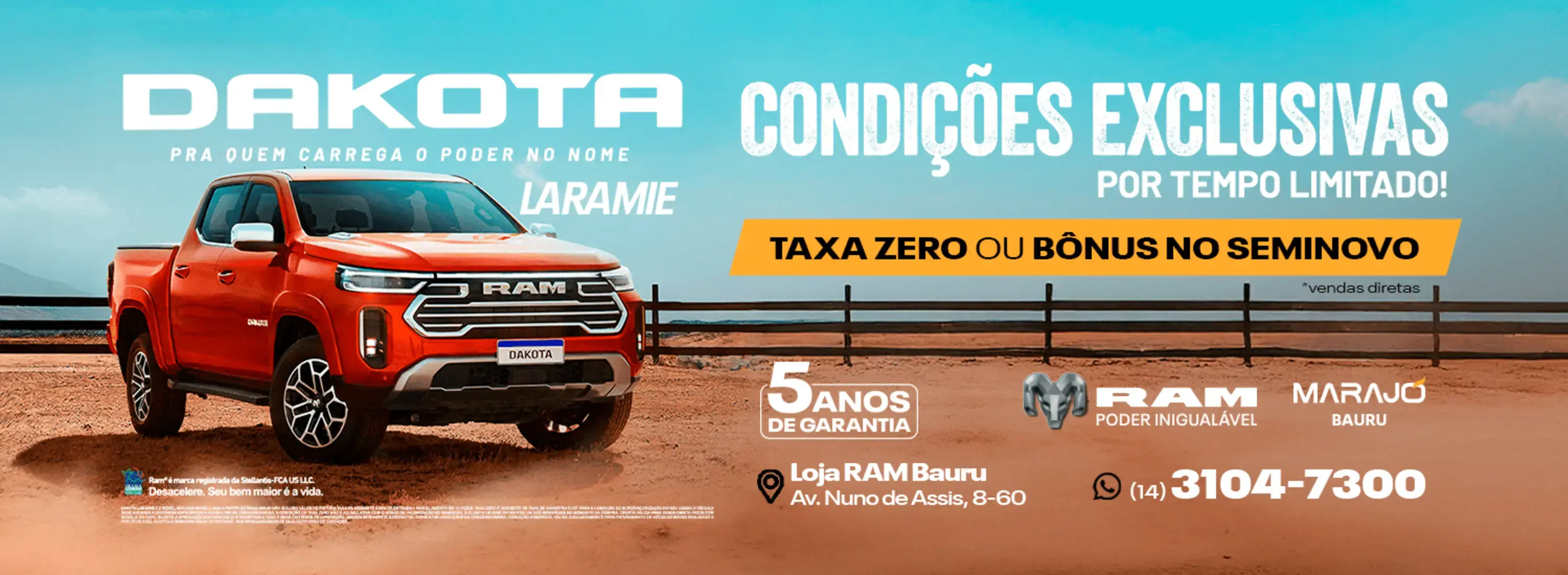 BANNER LARAMIE BAURU
