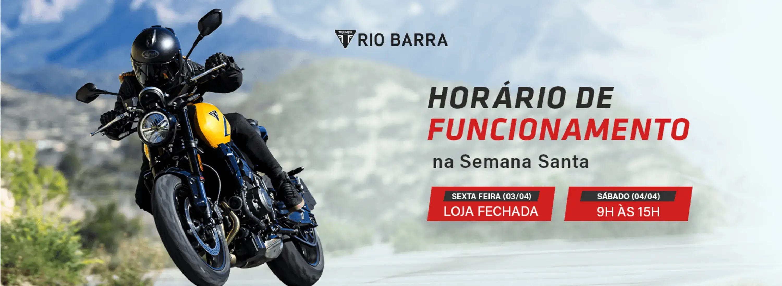 Horário de funcionamento Páscoa