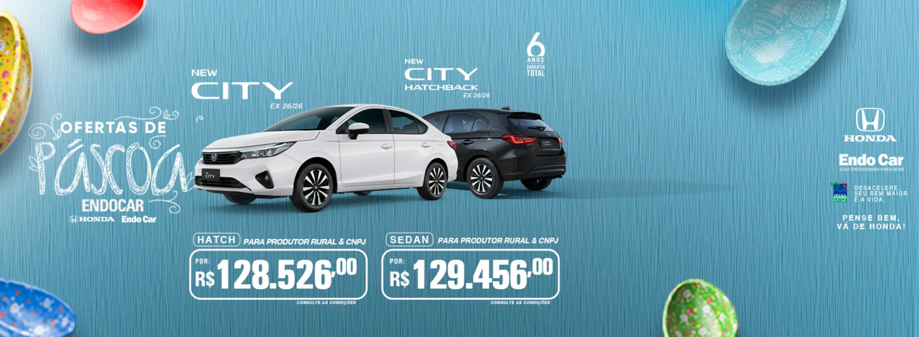 CITY HATCH E SEDAN EX 26 26 - VENDA DIRETA - CNPJ E PRODUTOR RURAL