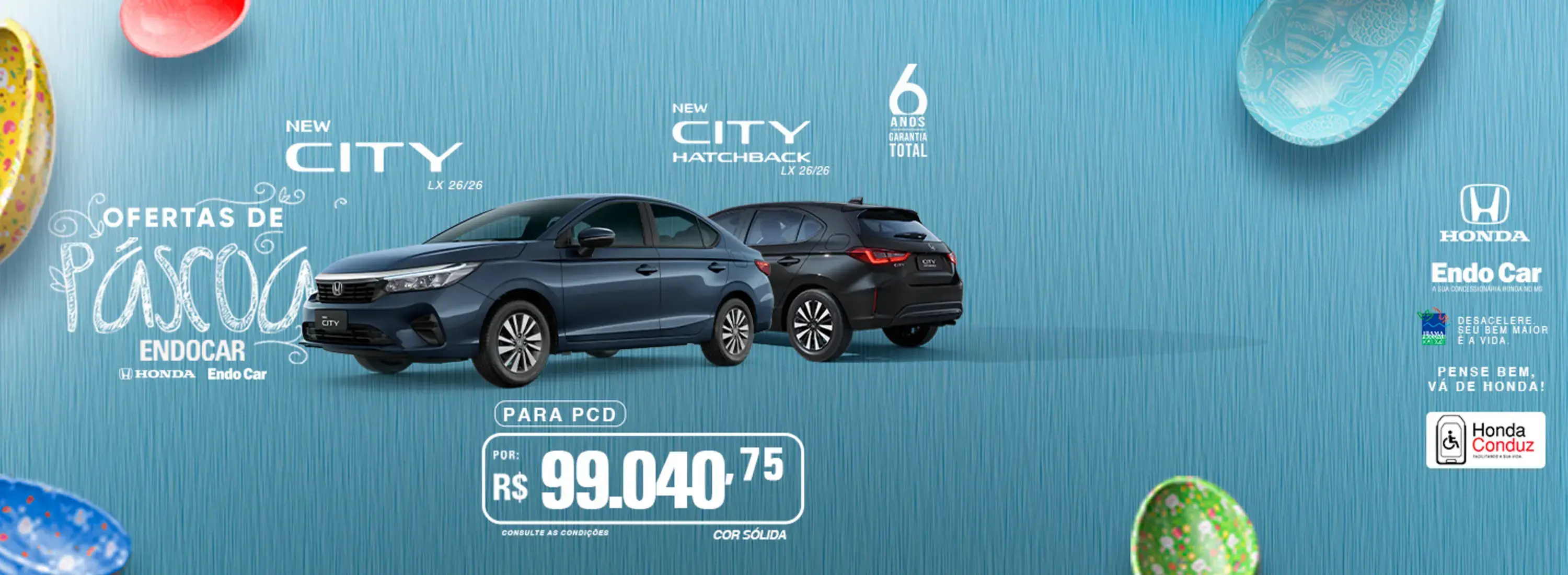 CITY SEDAN E HATCH LX 26 26 - VENDA DIRETA - PCD