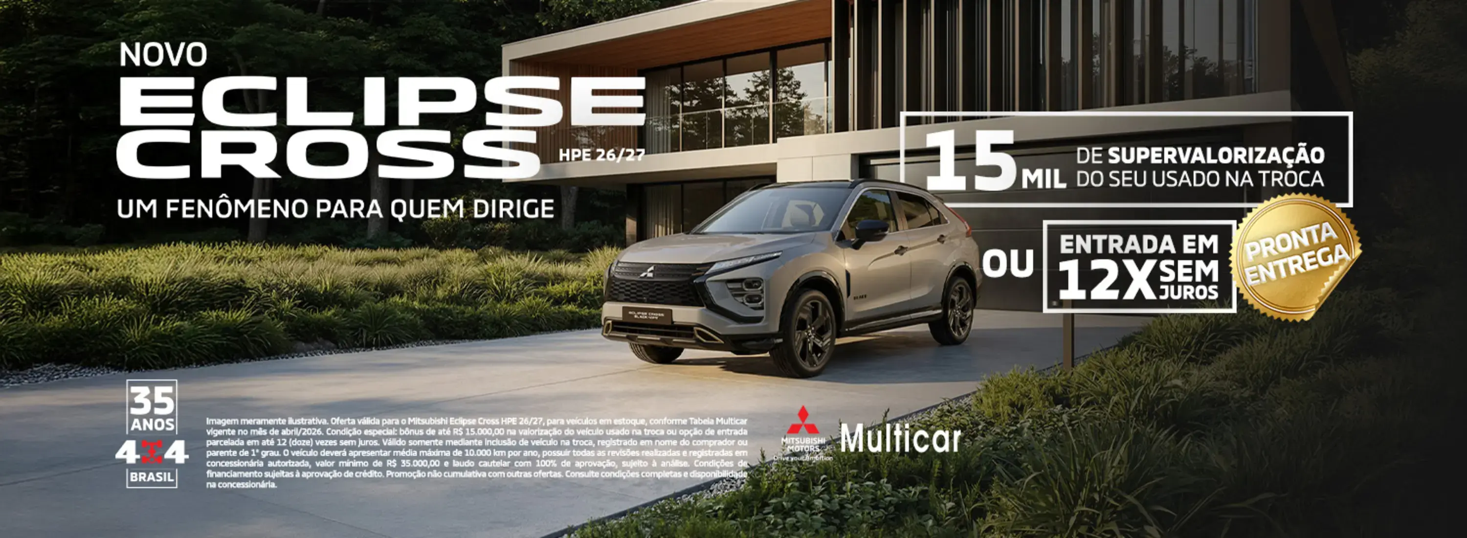 eclipse cross 26/27 abril 2026 