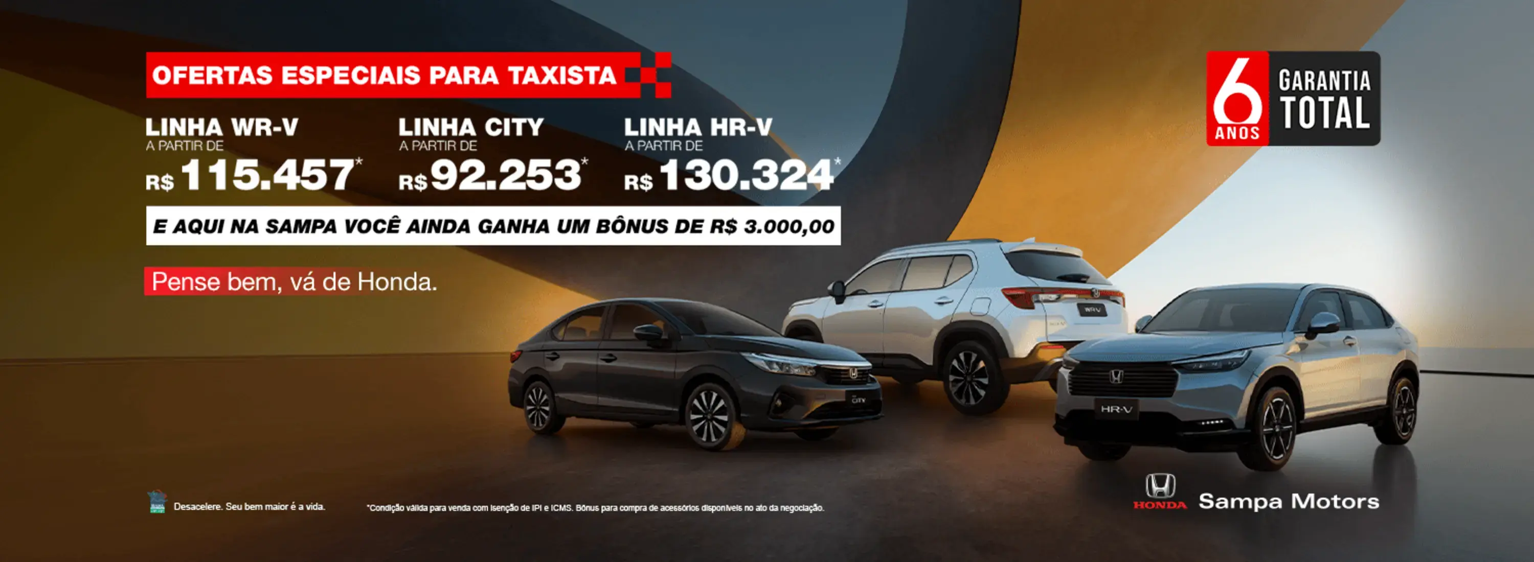 OFERTA MAIO VR-V CITY HR-V