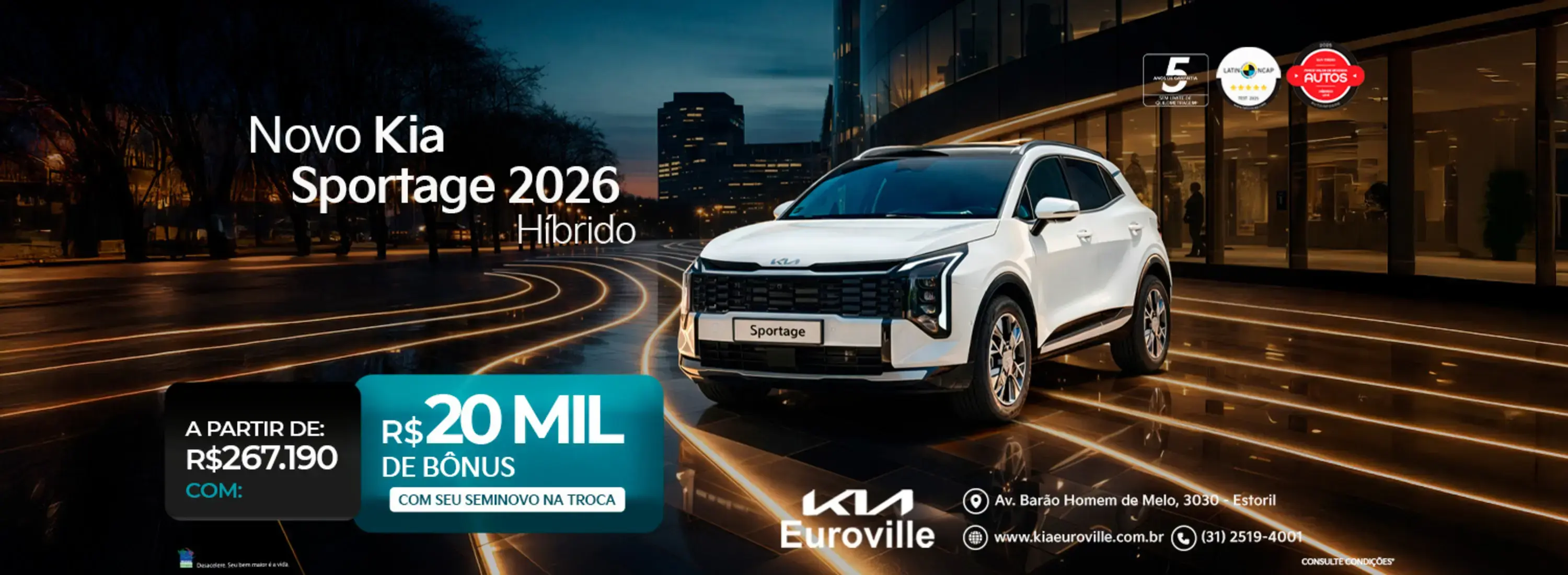 SPORTAGE BÔNUS DE 20K SPORTAGE