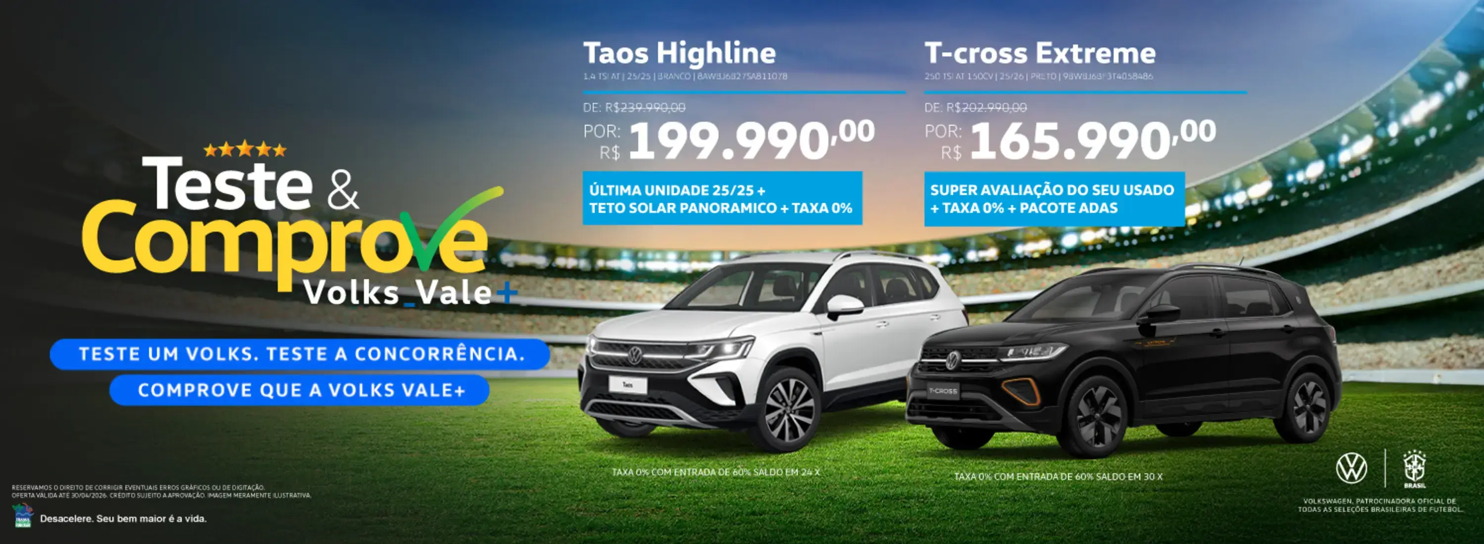 TAOS E TCROSS - ABRIL