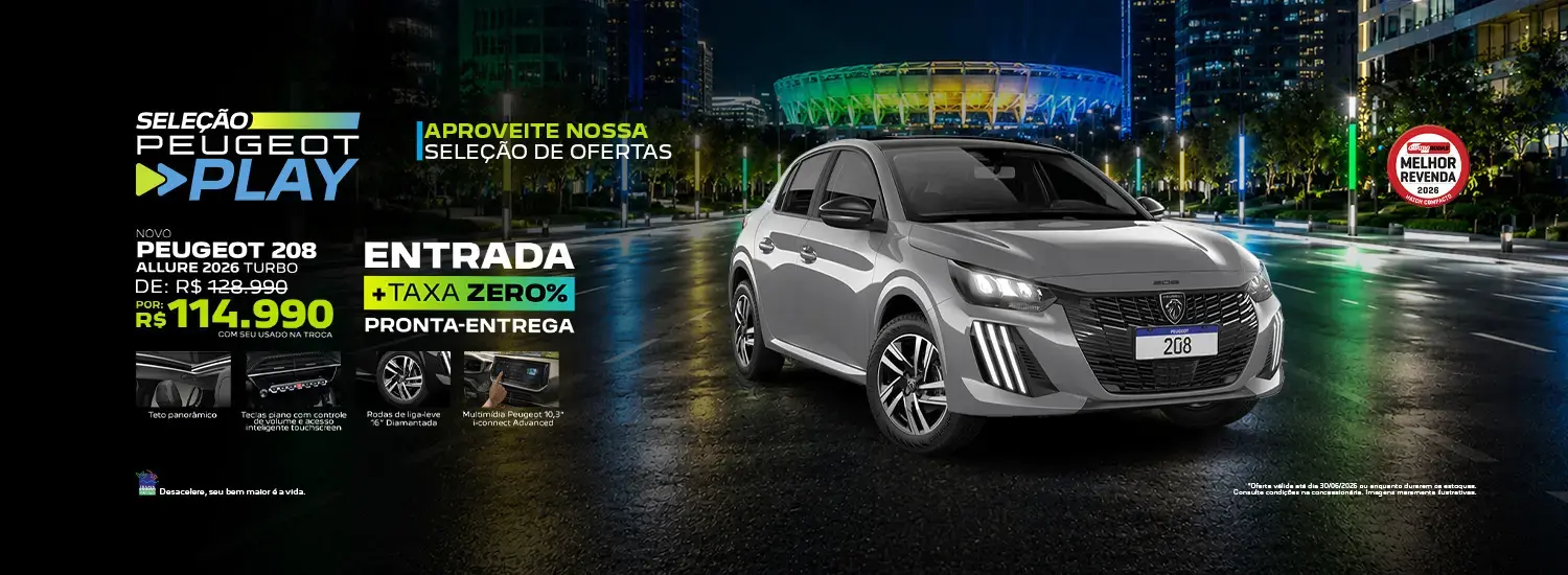 208 Allure - Seleção Peugeot Play - JULHO