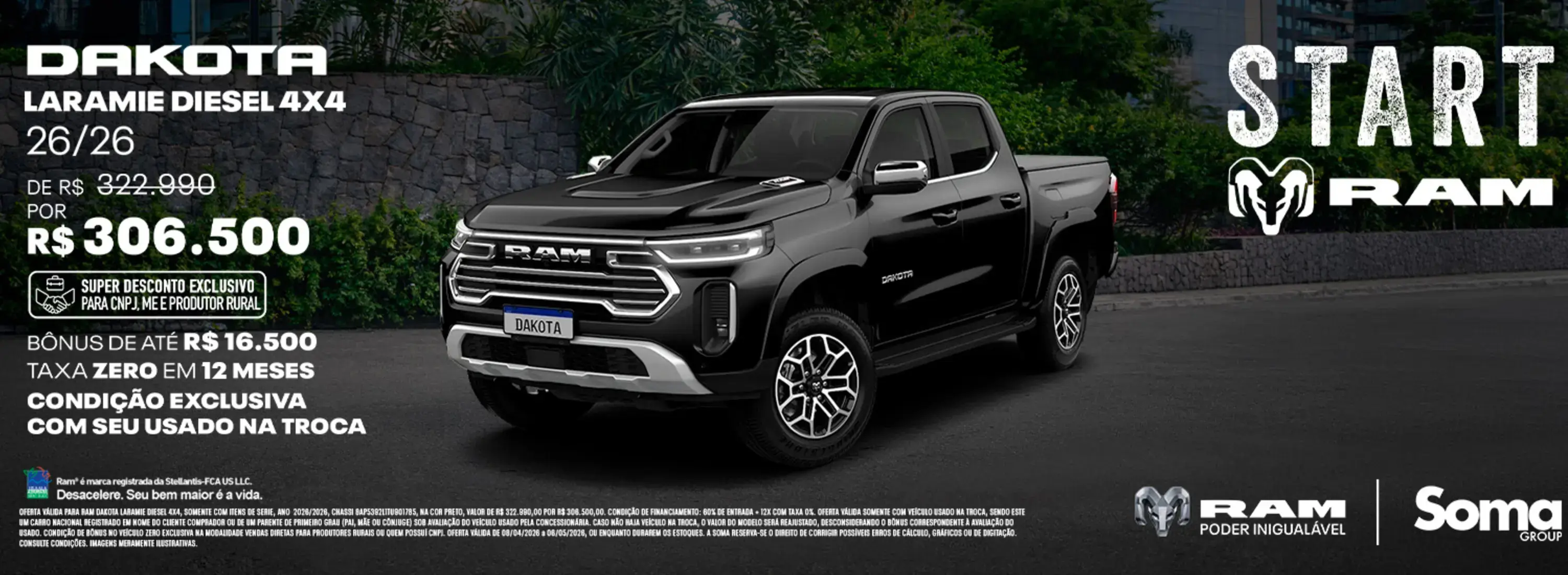 START RAM - ABRIL - DAKOTA LARAMIE | CNPJ