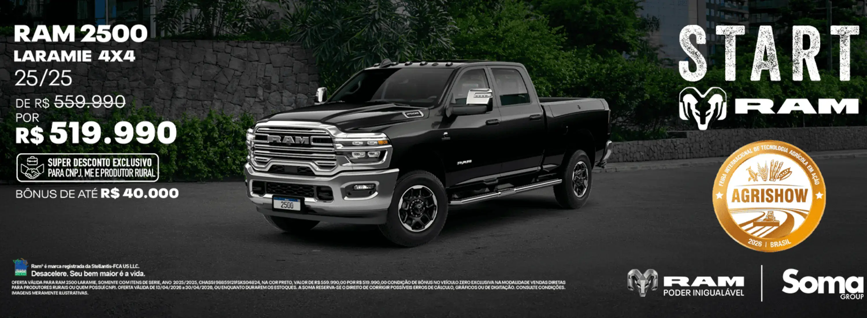  AGRISHOW - ABRIL - 2500 LARAMIE | CNPJ