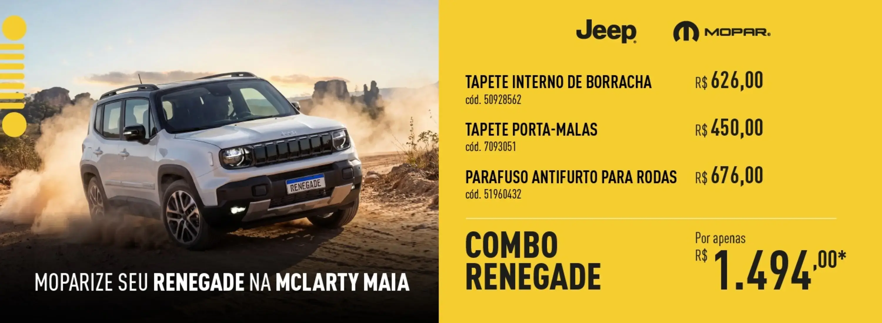 Acessórios - Renegade Abril/26