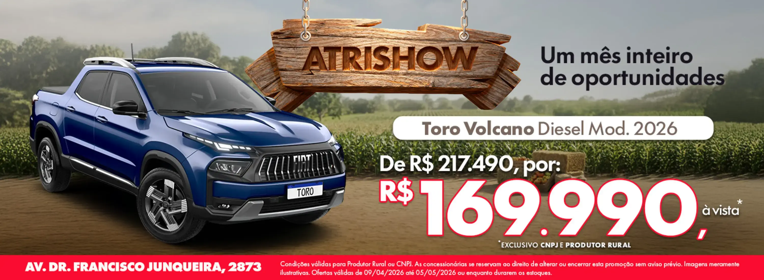 AtriShow na Atri Fiat Toro Volcano