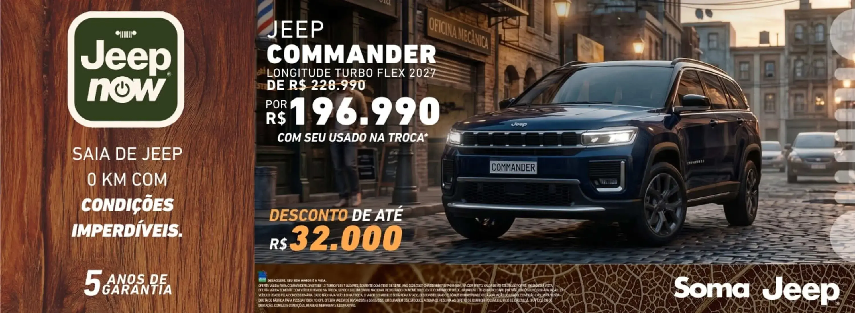 JEEP NOW 18/04 - ABRIL - COMMANDER LONGITUDE I MONTADORA
