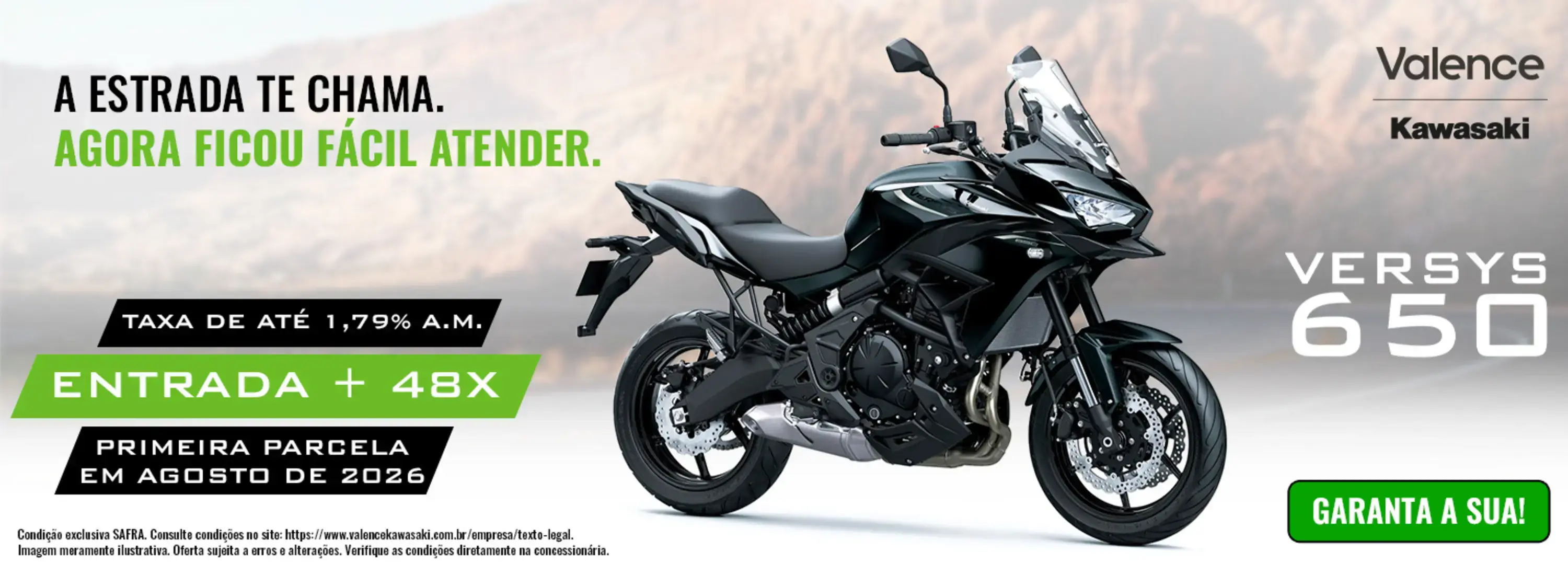 CAMPANHA COMERCIAL VERSYS 650