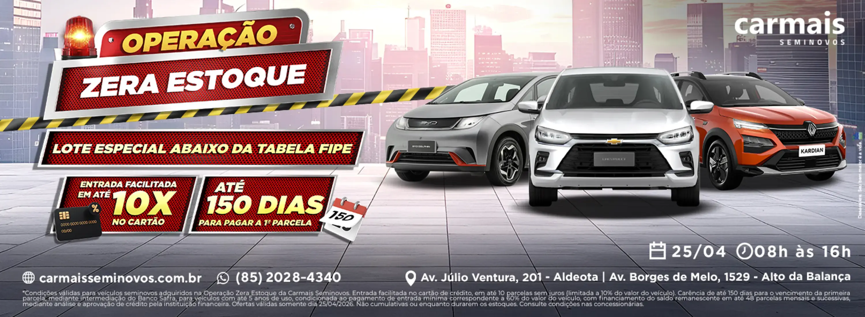 OPERAÇÃO ZERA ESTOQUE - ABRIL26