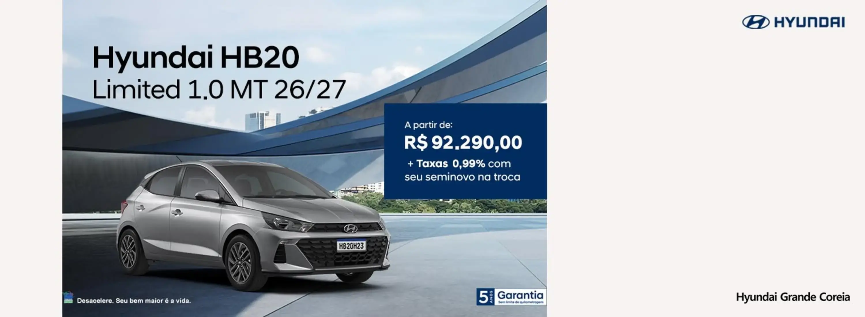 HB20 limited 1.0 MT 26/27