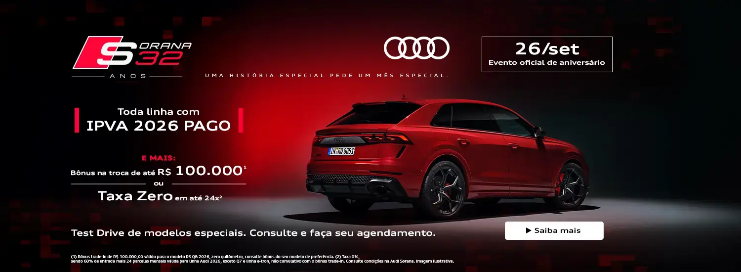Audi Center Pinheiros - Aniversário 32 Anos