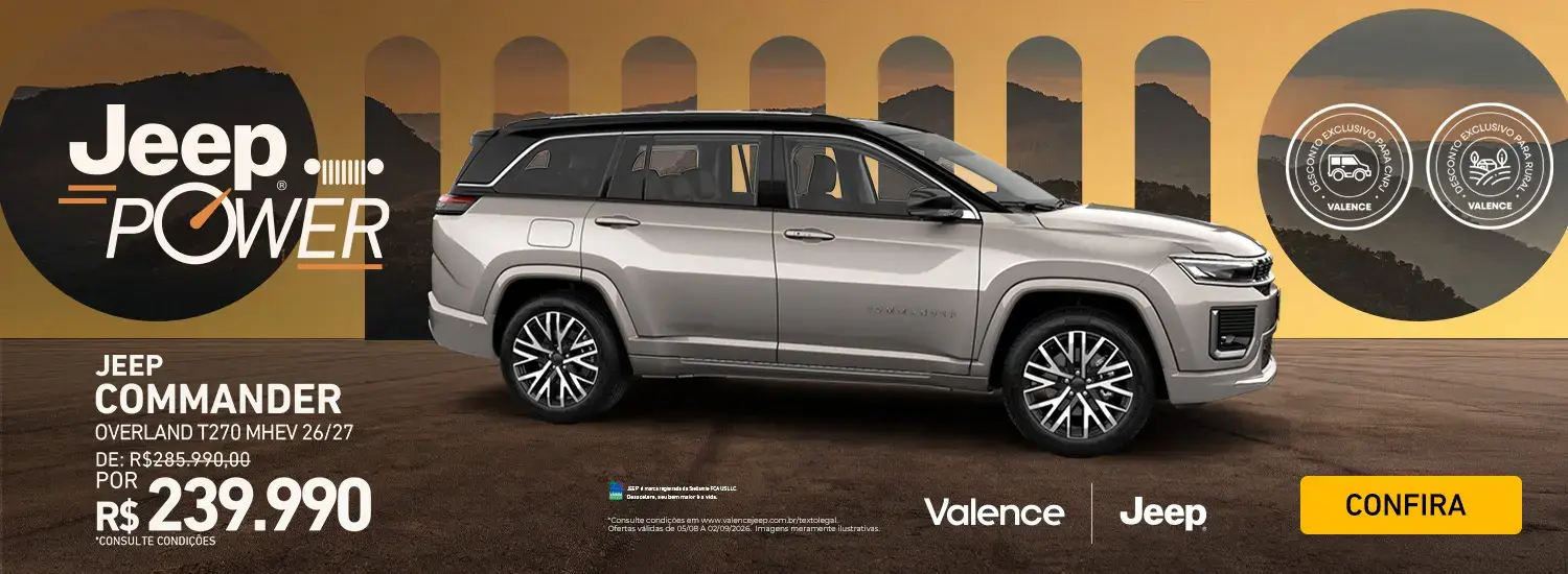 COMMANDER OVERLAND AGOSTO 2026
