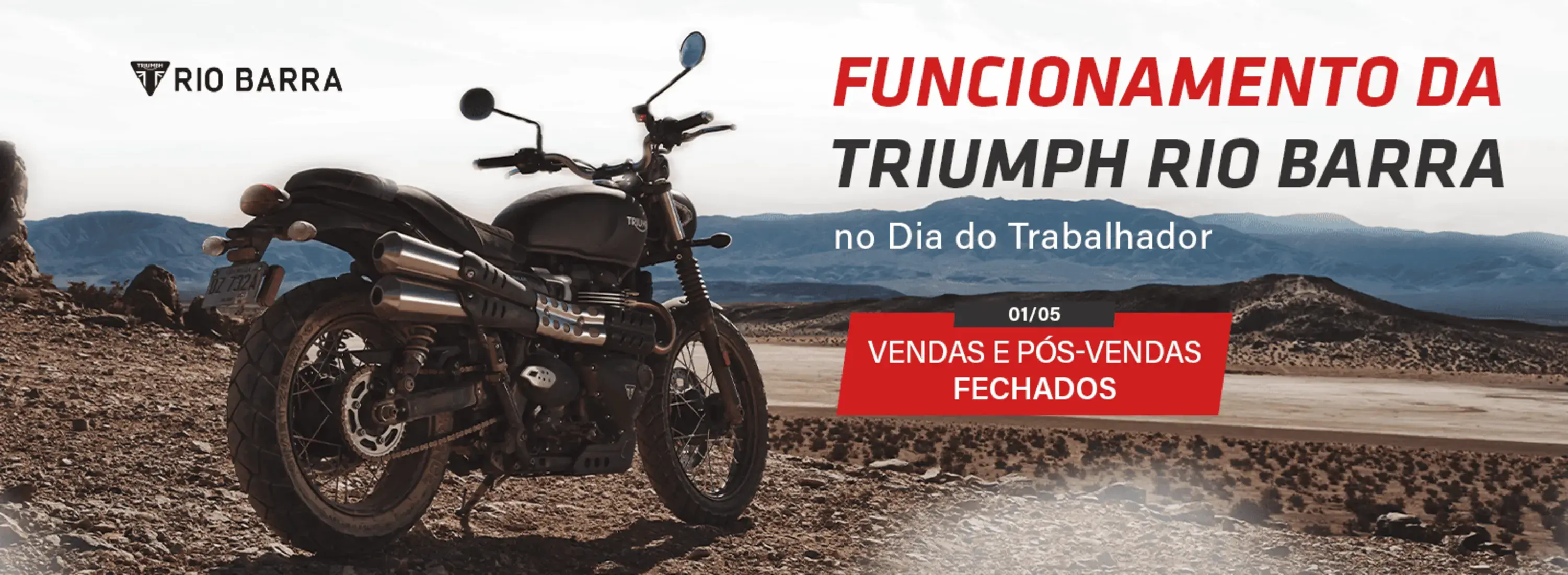 Horário de funcionamento 01/05