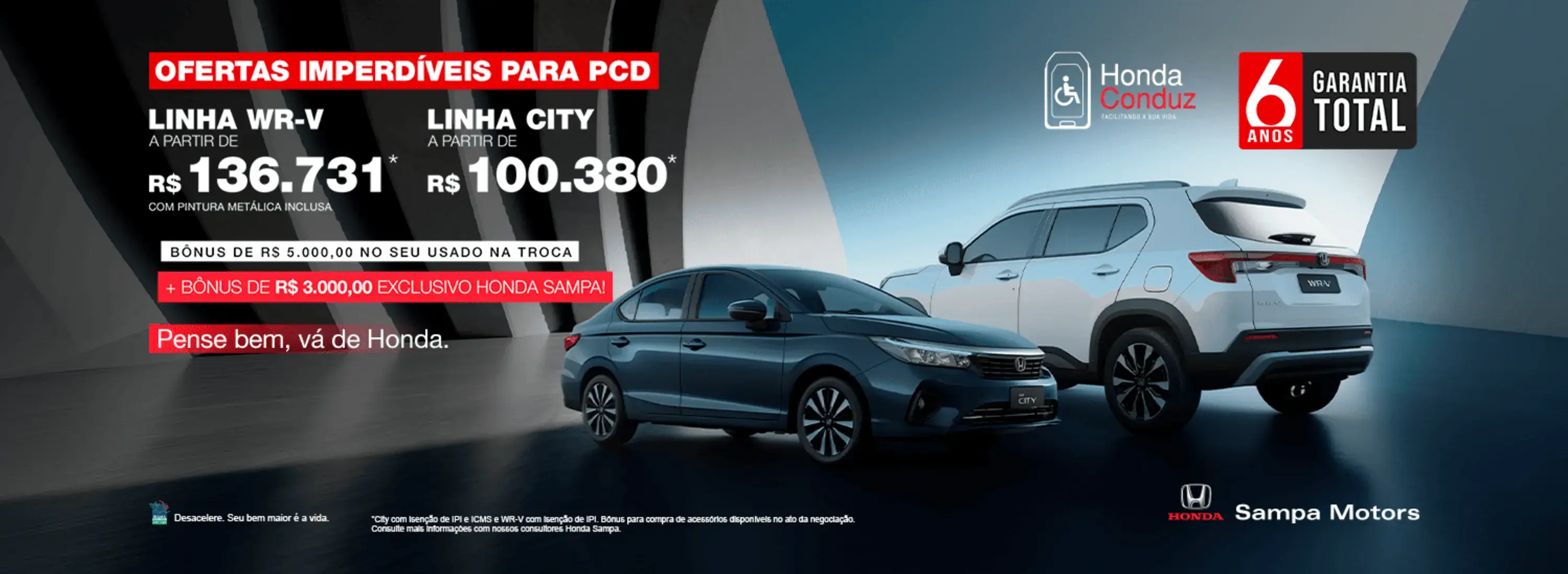 WR-V e City PCD - Maio