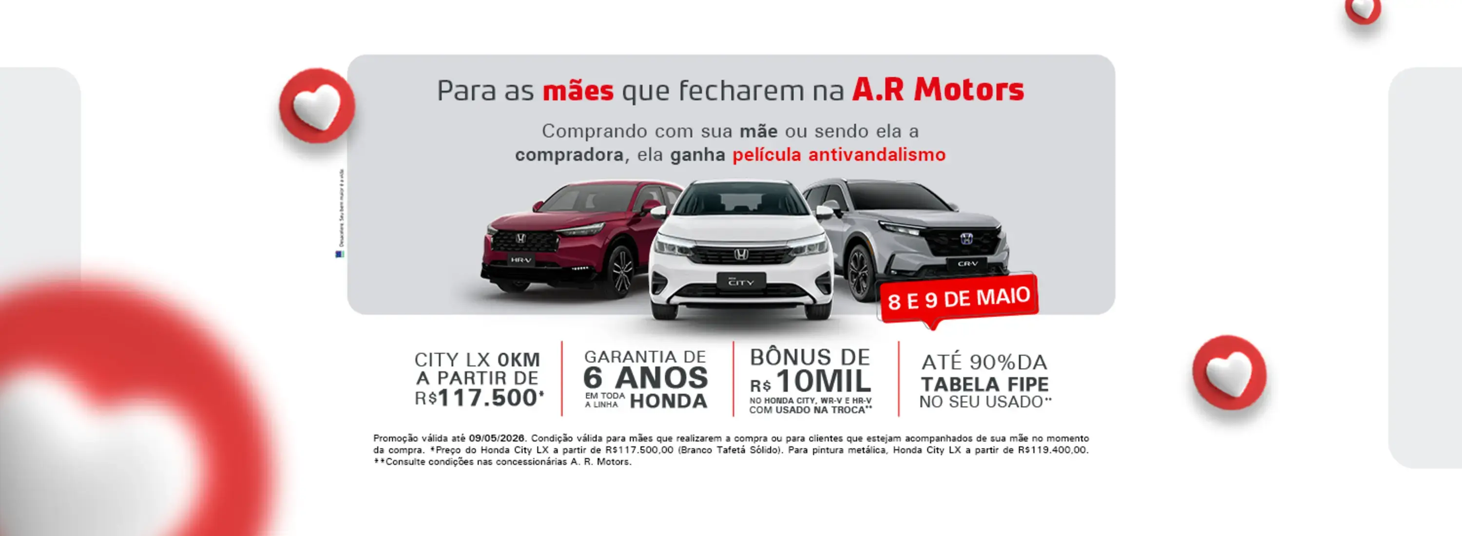 Dia das Mães é na A.R Motors