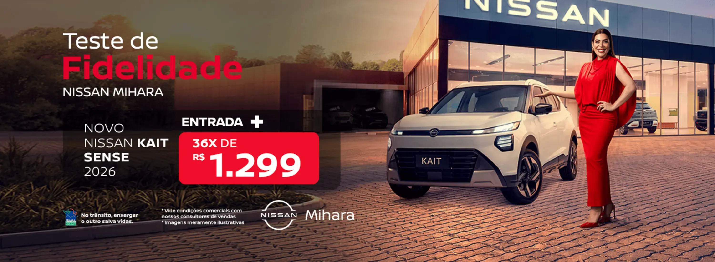 TESTE FIDELIDADE MISSAM MIHARA - NOVO KAIT SENSE 2026 COM ENTRADA + 36X DE R$ 1.299