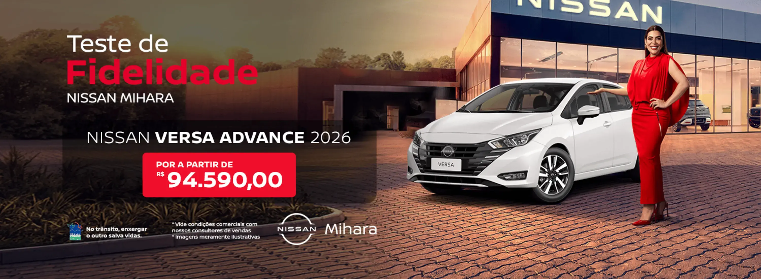 TESTE FIDELIDADE NISSAN VERSA ADVANCE 2026 A PARTIR DE 94.590,00
