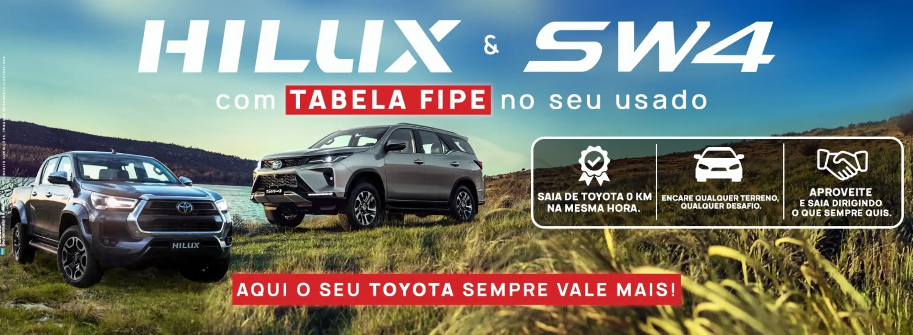 Tabela FIP SW4 E HILUX