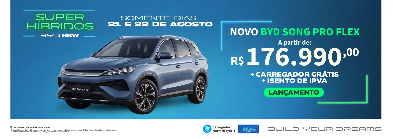 OFERTA SUPER HIBRIDO SONG PRO FLEX