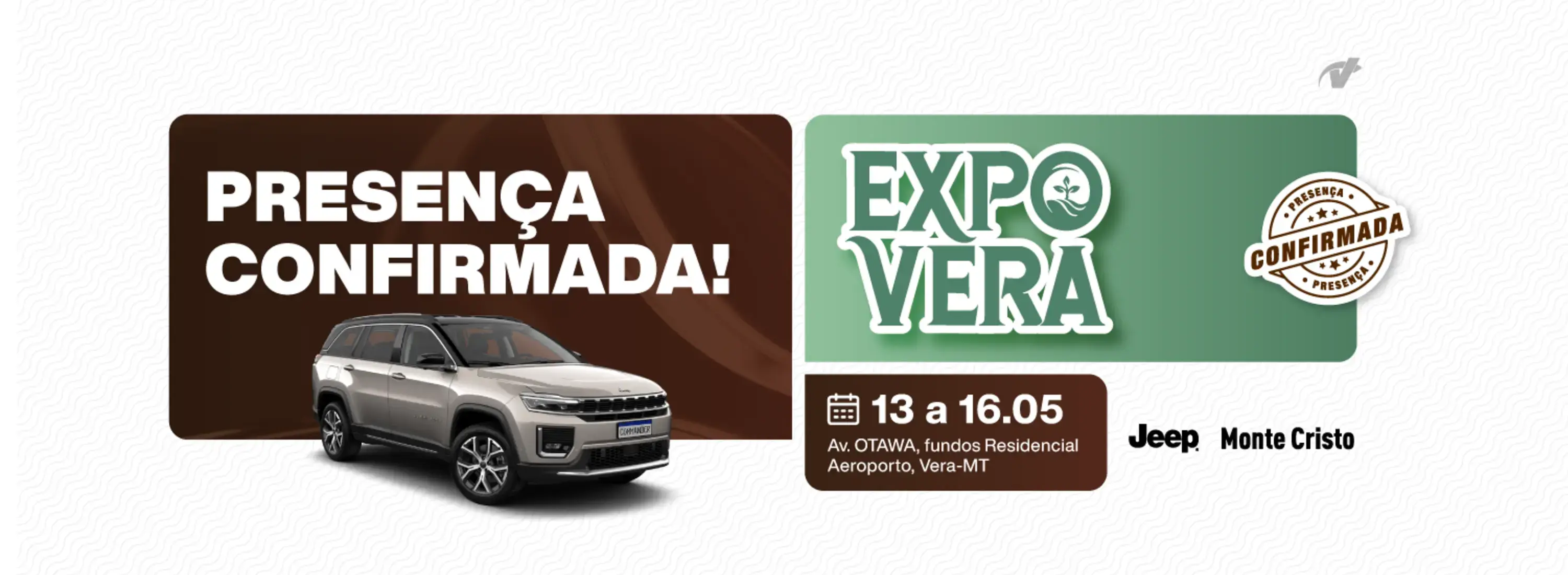 Presença Confirmada Expo Vera 