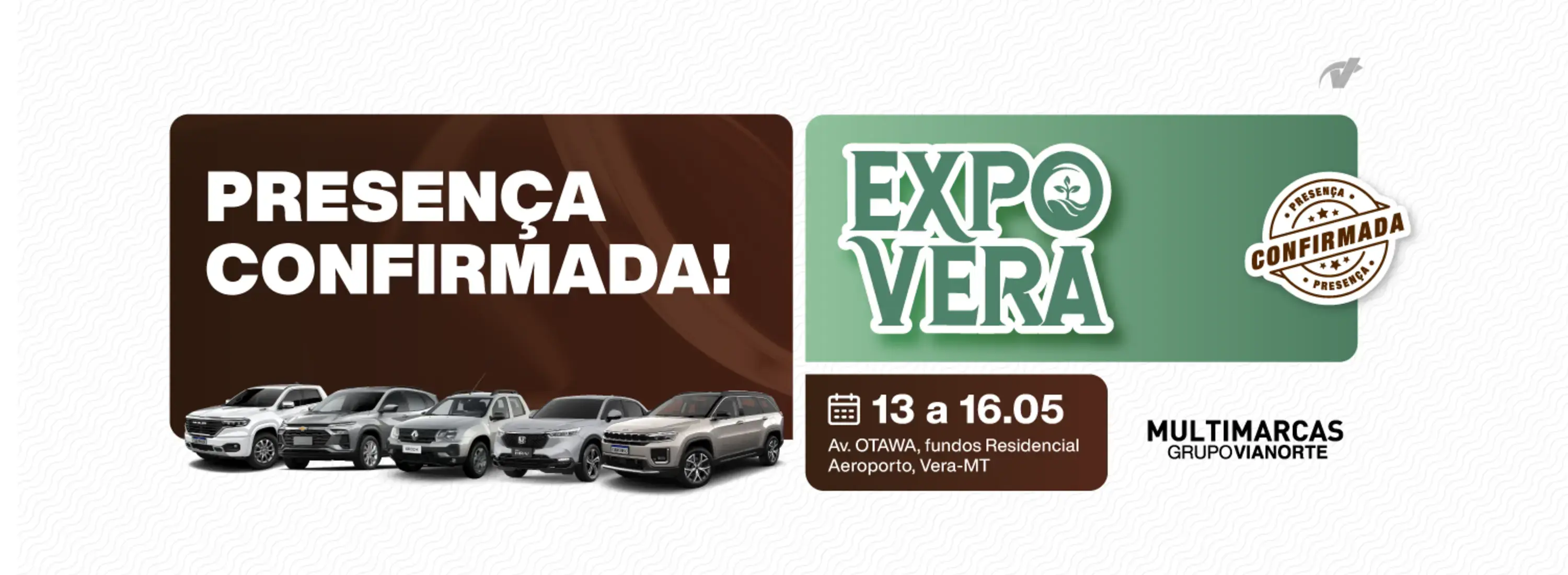 Presença Confirmada Expo Vera 