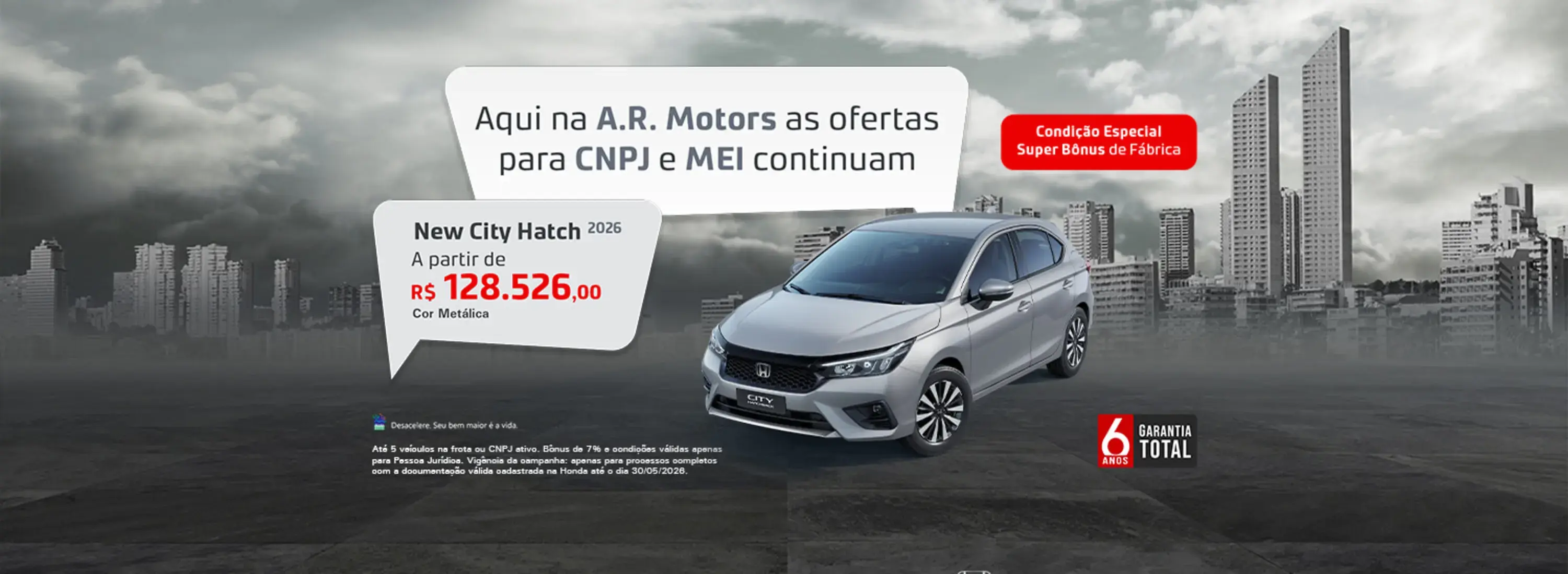 City Hatchback para CNPJ