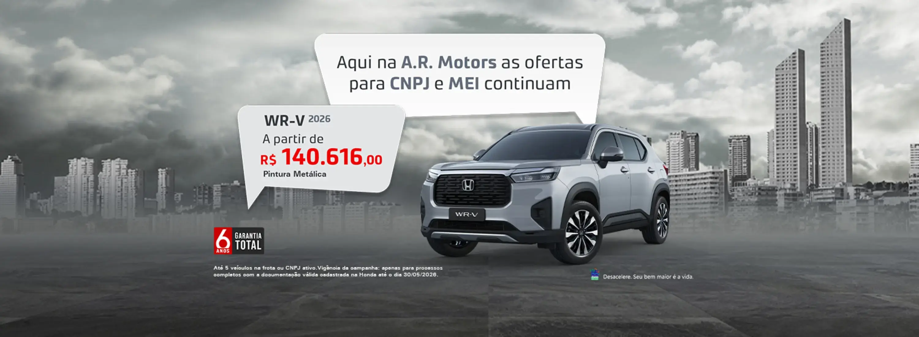 WR-V para CNPJ