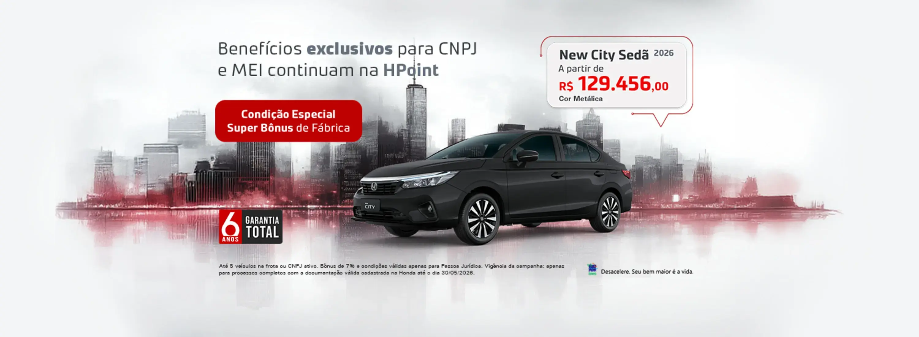 City Sedan para CNPJ
