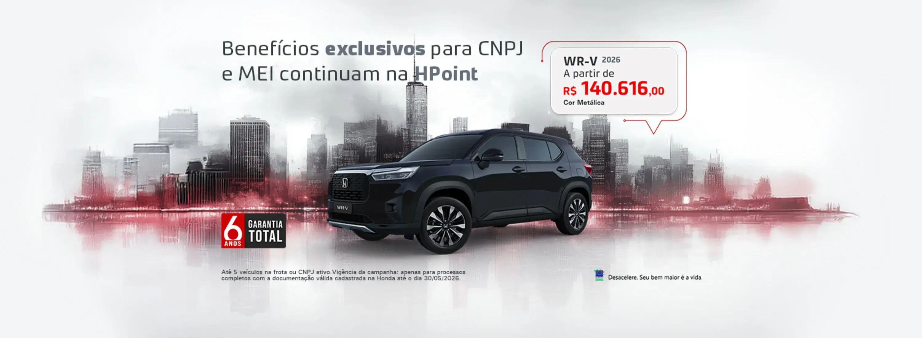 WR-V para CNPJ