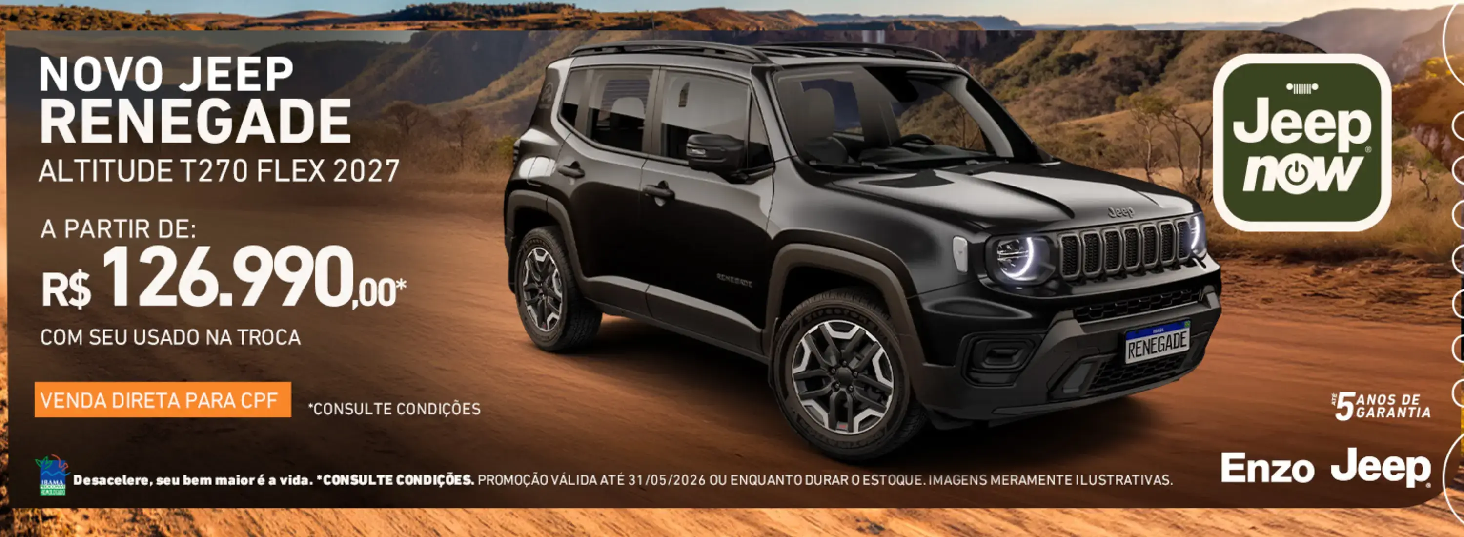 OFERTA RENEGADE MAIO