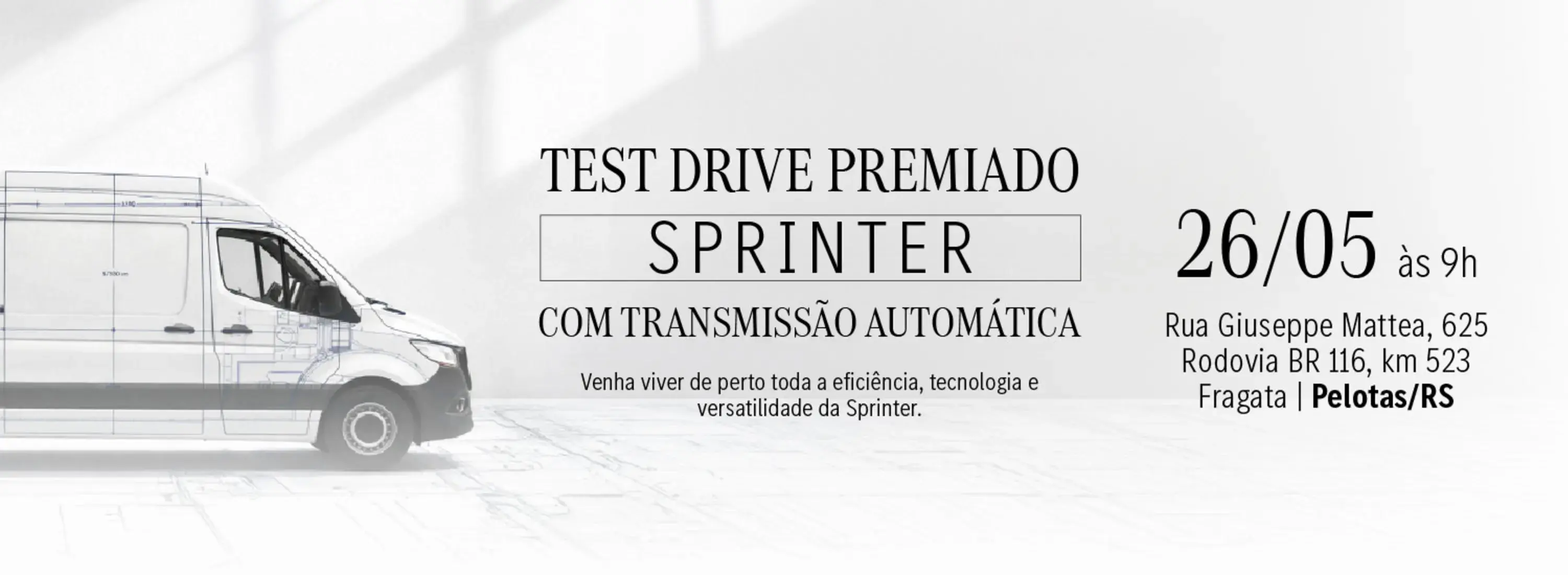 SPRINTER | TEST DRIVE PREMIADO