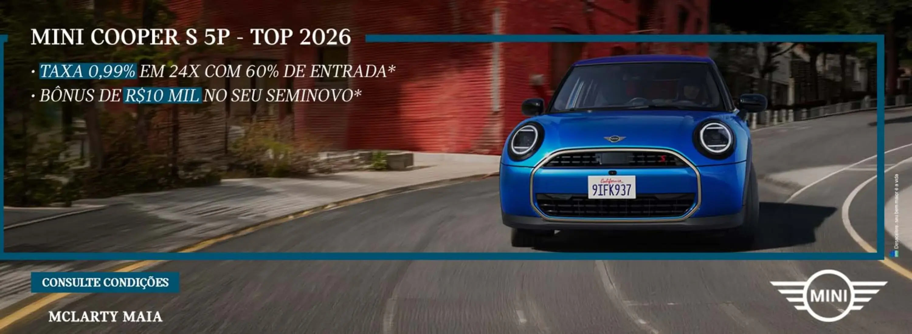 MINI Cooper S 5P - MAIO/2026