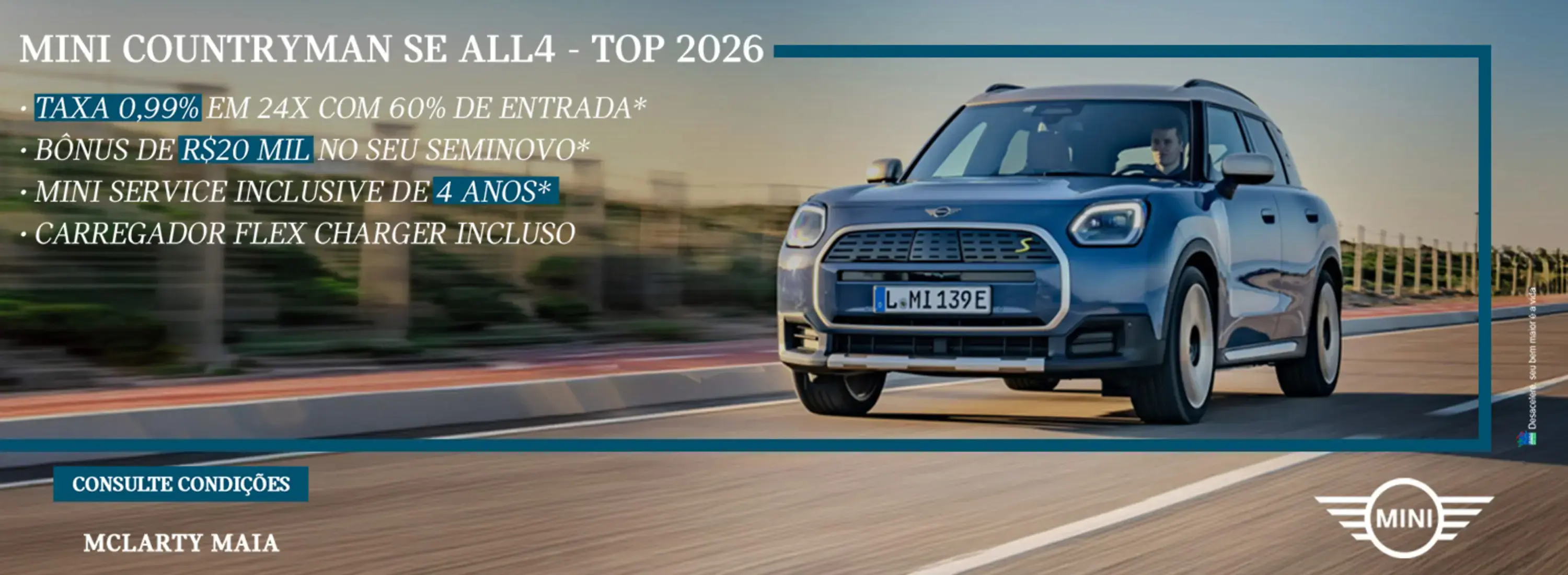 MINI COUNTRYMAN SE ALL4 TOP - MAIO/2026