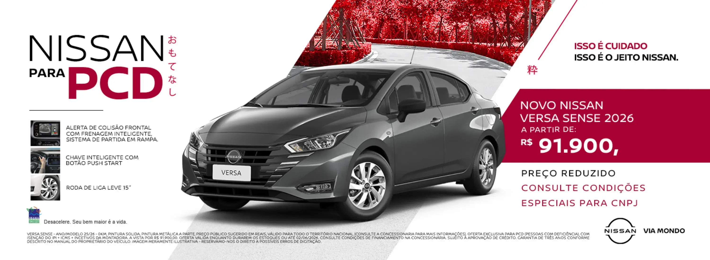 VERSA MAIO PCD 2026