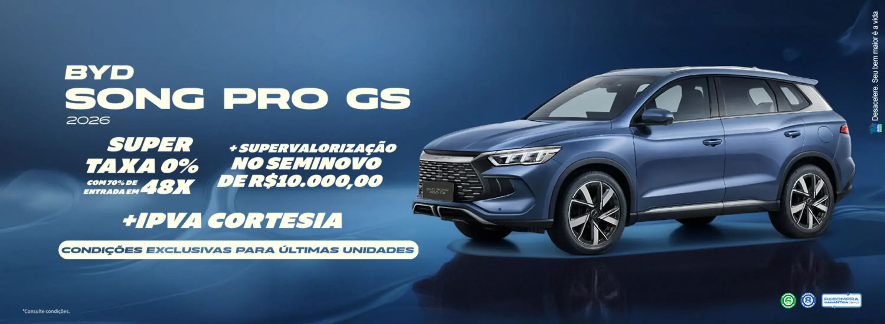 BYD SONG PRO GS - MAIO/2026