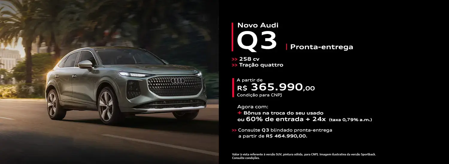 Audi Center Pinheiros - Audi Q3 2026