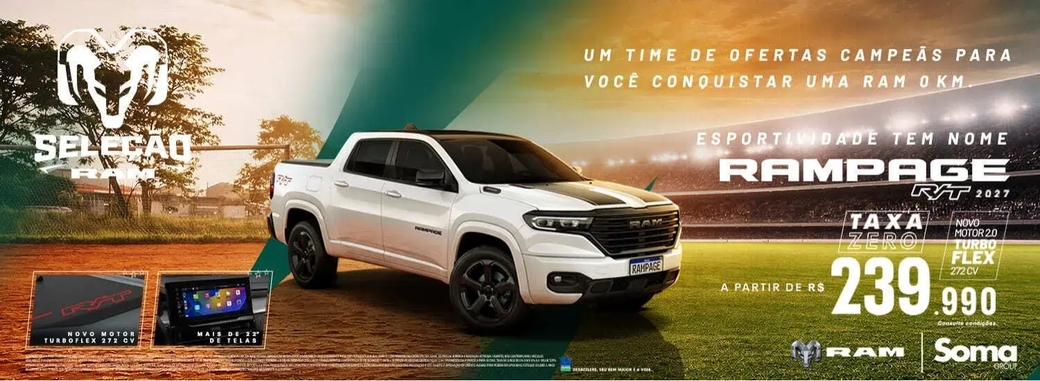 SELEÇÃO RAM - JUNHO - RAMPAGE RT