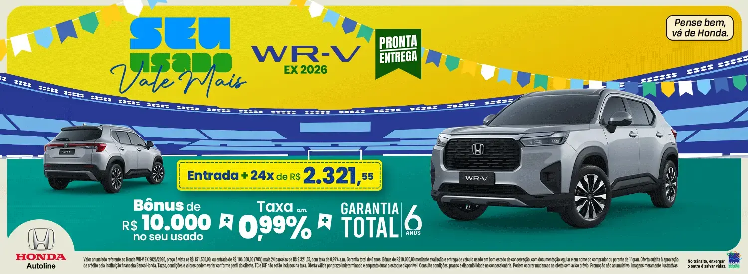 WR-V EX Junho 2026