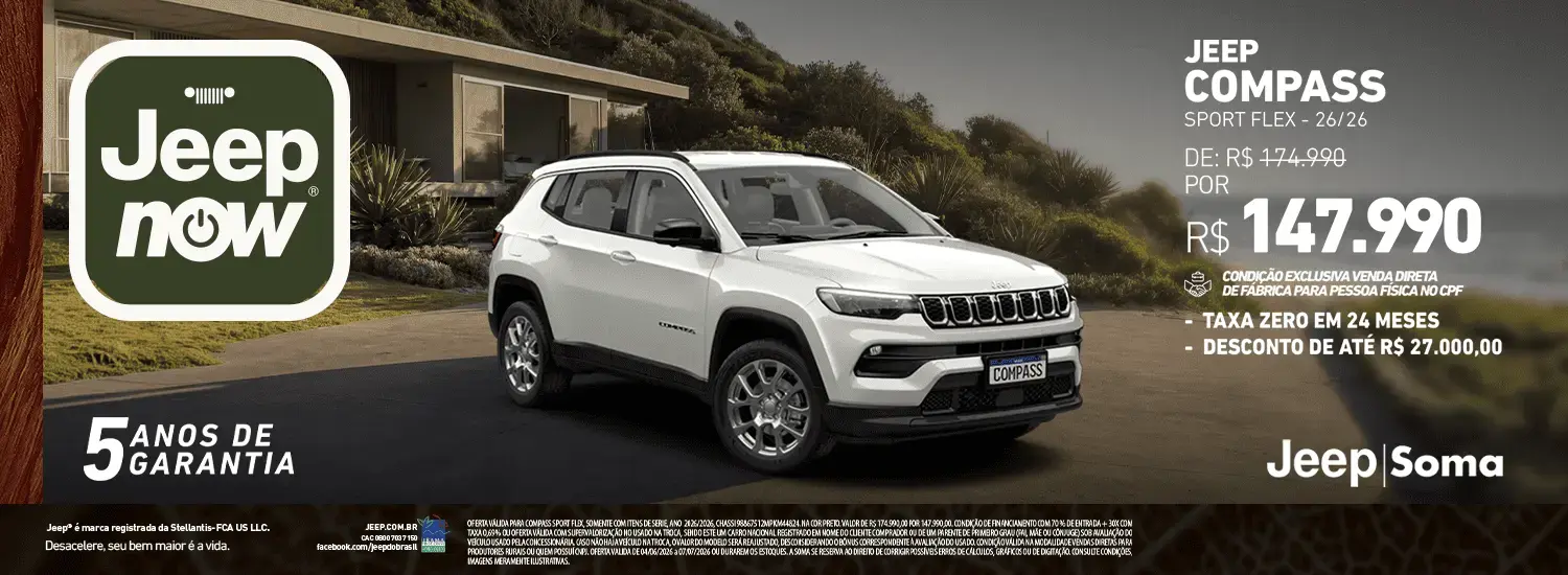  JEEP NOW - JUNHO - COMPASS VD CPF