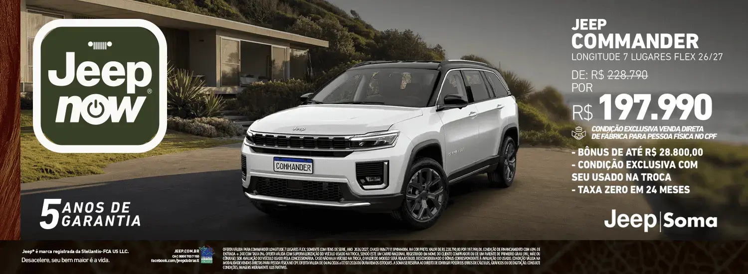 JEEP NOW - JUNHO - COMMANDER VD CPF